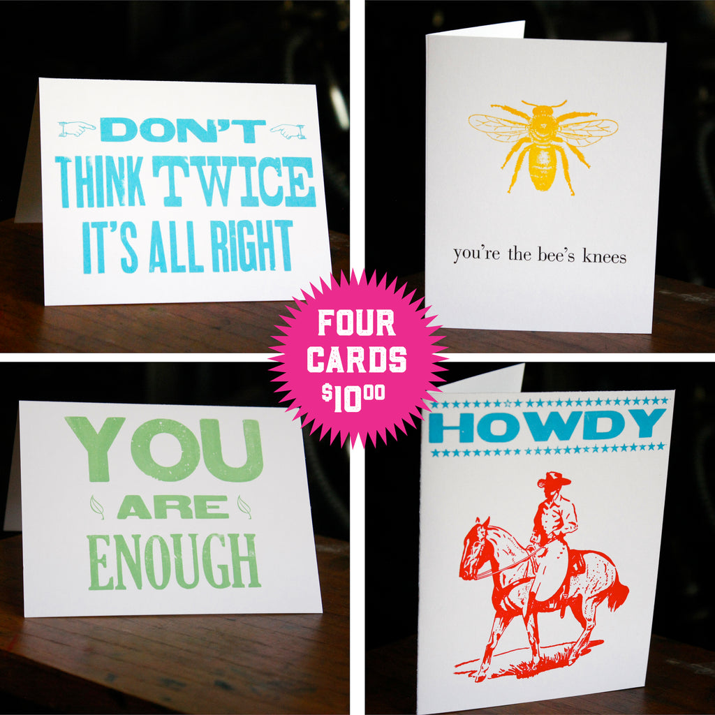 Drop a Line - 4 pack -  new cards!