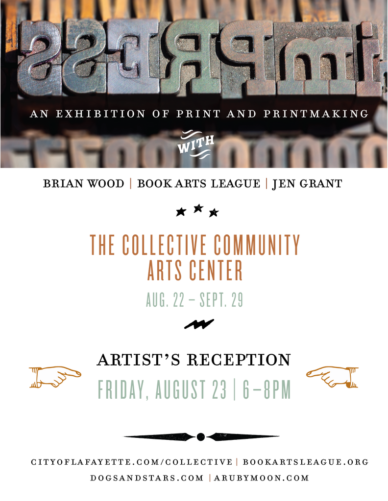 Letterpress art show is finally here!