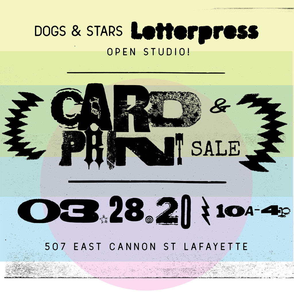 CANCELLED — Open Studio & Print Sale!