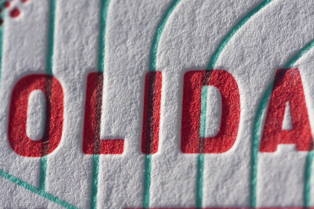 Letterpress Holiday Greeting Cards