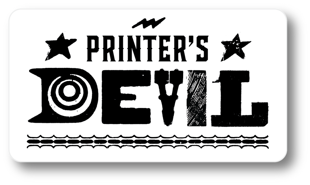New Sticker Design – Printer's Devil